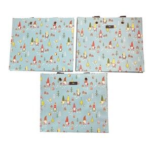 SCOUT Large Size Reusable Gift Bag (Set of 3) in Gnome for the Holidays